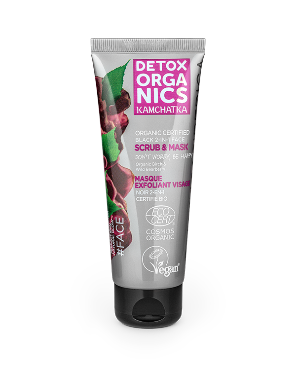 Detox Organics Kam-Chat-Ka 2-σε-1 scrub και μάσκα προσώπου, 75ml