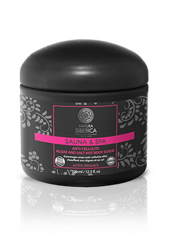 NEW SAUNA & SPA Hot Body Scrub, Ζεστό Scrub με φύκια κατά της κυτταρίτιδας, 370ml