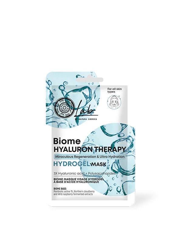 Biome Hydrogel Mask με Υαλουρινικό, 1pc