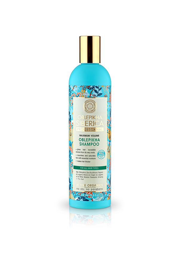 Oblepikha Shampoo for all hair types , Σαμπουάν για μέγιστο όγκο , για όλους τους τύπους μαλλιών , 400ml.