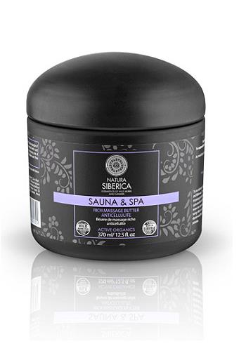 SAUNA & SPA Rich Massage Butter , Πλούσιο Βούτυρο για μασάζ κατά της κυτταρίτιδας , 370 ml.